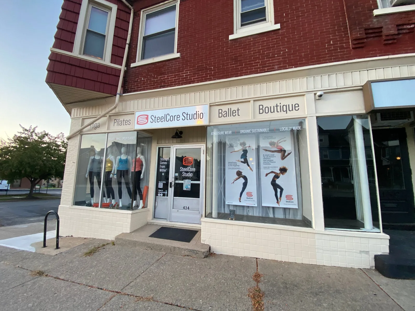 SteelCore Studio shopfront on West Broad Street