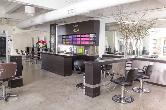 Styling stations inside Salon Vanity