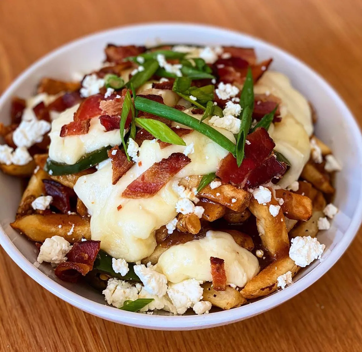 Bowl of poutine at Union and Finch