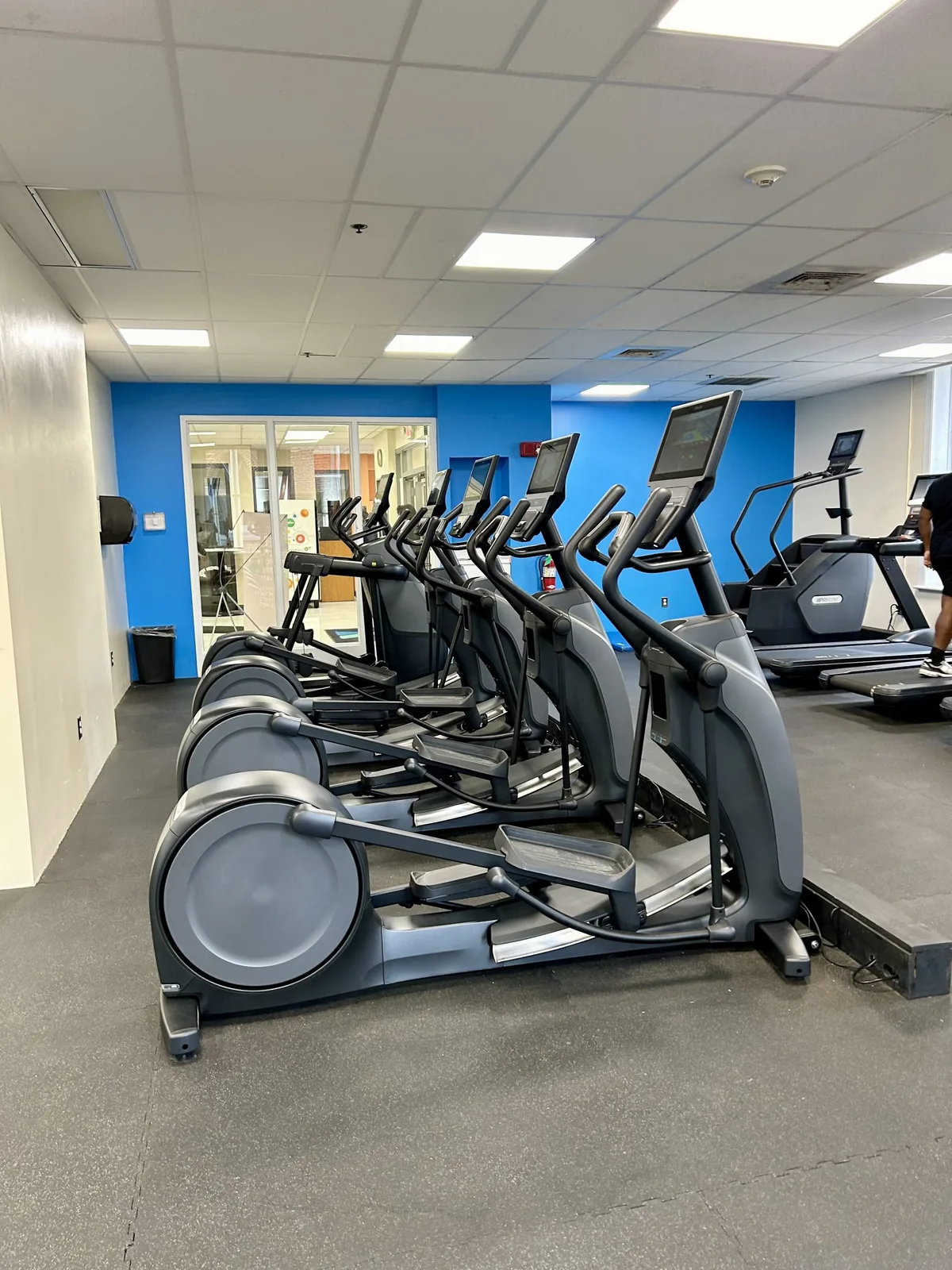 Cardio machines at Reading YMCA